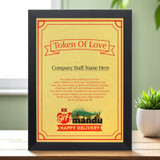 Token of Love with Golden Certificate