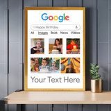 Customizable A4 Size Photo Frame with Google Theme