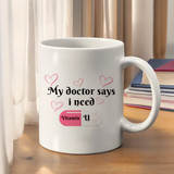 Love-Themed Ceramic Mug
