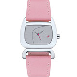 Fastrack Brass Case Silver Dial Analog Watch for Women (6091SL01)