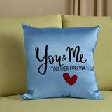 Together and Forever Love Design Cushion
