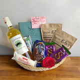 Shine with White Wine 750ml Gift Basket for Friendship Day Shine with White Wine 750ml Gift Basket for Friendship Day