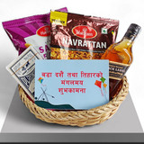 Snack and Whisky 200ml Gift Combo for Celebration