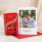 Greeting Card and Lindt Chocolate for Dad
