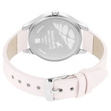 Fastrack Stunners Quartz Analog White Dial Leather Strap Watch for Girls - 6248SL01