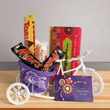 Raksha Bandhan Delight Chocolates and Rakhi