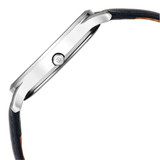 Titan Yin & Yang Blue Dial Analog Leather Strap Watch - 1825SL04