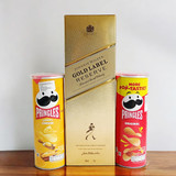Savory Snacks and Whisky Combo