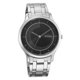 Titan Yin & Yang Black Dial Analog Stainless Steel Strap Watch for Men - 1825SM01