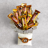 Rakhi with 5 Star Chocolates Combo
