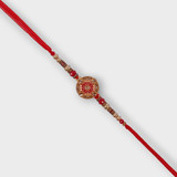 Elegant Stone-Embellished Rakhi for Your Dear Brother