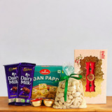Sweets with Nuts and Rakhi