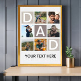 The Golden Frame That Holds a Thousand Memories: Perfect Personalized Photo Gift for Dad