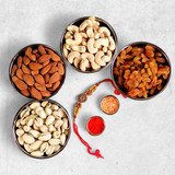 Rakhi with Dry Fruits Combo for Brother