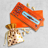 Rakhi with Cashews for Brother