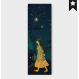 Pretty Lady Metal Sheet Bookmark