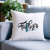 Father's Day With Tie Printed Cushion