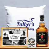 Personalized Photo Frame with Cushion, Beverage, and Mug