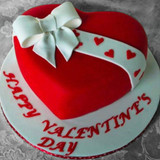 Heart Shape Red Velvety Cake-1Pound By Hotel Himalaya