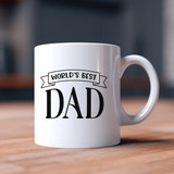 World's Best Dad Printed Mug
