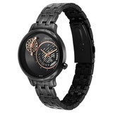 Sonata Unveil Quartz Analog Black Dial Metal Strap Watch for Women - 8190NM02