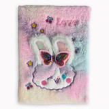 Butterfly Magic: The Bunny Pink Furry Notebook