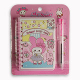 Pink Mini Notepad with Pen - Portable and Handy