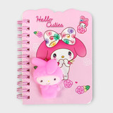 Mini Notepad with Adorable Bunny Sticker - Pink