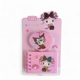 2-in-1 Kuromi Printed Mini Notepad - Cute and Functional