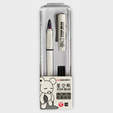 Chren White Fountain Pen with Blue Ink