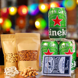 Dry Nuts With Heineken Beers & Cards