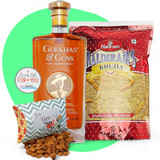 Gurkhas & Guns Blended Whisky with Almonds & Bhujia