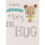 Daughter A Very Big Hug - Greeting Card