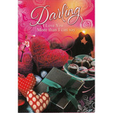 Darling I Love You More Than I Can Say - Greeting Card