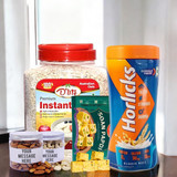 Nutritious Delights: Oats, Horlicks, Nuts & Soan Papdi Hamper