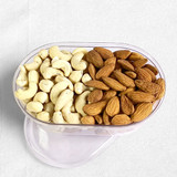 Mix Almonds and Cashews in a Container