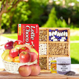 Healthy Gift with Dry Nuts, and Sweets