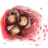 Ferrero Rocher 3Pcs Special Floral Bouquet for Valentine's Day - Send gifts to Nepal