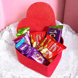 Chocolaty Heart-Shaped Delight Box