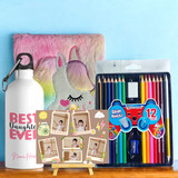 Stationary Essentials Set With Personalized Frame For Daughter's Day