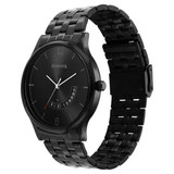 Sonata Black Dial Analog with Date Function Watch for Men-77105NM01