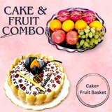 Cake and Fruits Combo