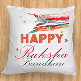 Happy Raksha Bandhan Printed Cushion - CMC-9188