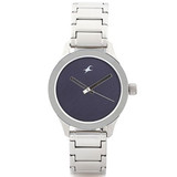 Fastrack Brass Case Blue Dial Analog Watch for Women (6078SM04)