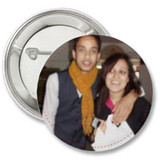 Personalized Badge with Customized Photo or Text Message - PR-10061 Personalized Badge with Customized Photo or Text Message - PR-10061