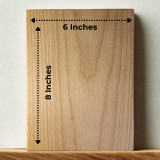 Laser Engraved Wooden Plaque (Large 6x8 Inches) WPH-11