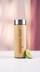 Customizable Bamboo Water Bottle 450ml