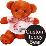 Personalized Teddy Bear with Custom Message TShirt
