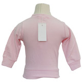 Girls Long Sleeves T-Shirt (Love Deer embroidered pink T-shirt)