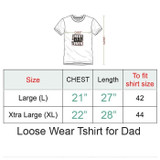 Sabai Bhanda Best Dad Ever Tshirt - Gray (Limited Edition - Round Neck) - Send gifts to Nepal